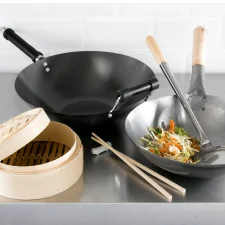 Woks and Bamboo Steamers