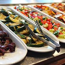 Ceramic Buffet Display