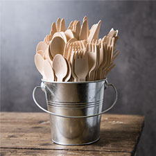 Wooden and Plastic Cutlery