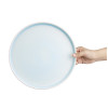 Olympia Fondant Plate Aqua - 270mm (4 Pack) Olympia Fondant Plate Aqua - 270mm (4 Pack)