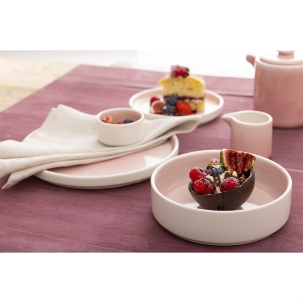 Olympia Fondant Plate Pink - 270mm (4 Pack) Olympia Fondant Plate Pink - 270mm (4 Pack)