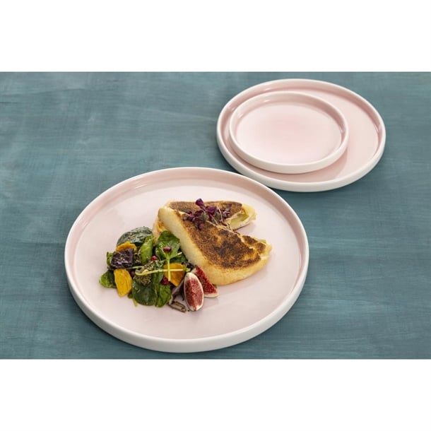 Olympia Fondant Plate Pink - 270mm (4 Pack) Olympia Fondant Plate Pink - 270mm (4 Pack)