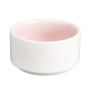 Olympia Fondant Dipping Dish Pink - 70mm (12 Pack)