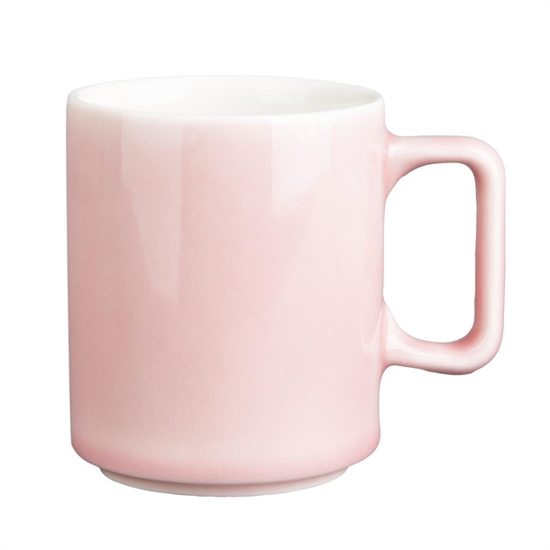 Olympia Fondant Mug Pink - 340ml (6 Pack)