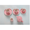 Olympia Fondant Cups Pink 100ml (6 Pack) Olympia Fondant Cups Pink 100ml (6 Pack)