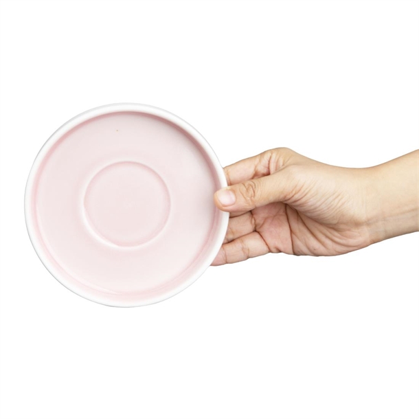 Olympia Fondant Saucer Pink - 136mm for CU460 (6 Pack) Olympia Fondant Saucer Pink - 136mm for CU460 (6 Pack)