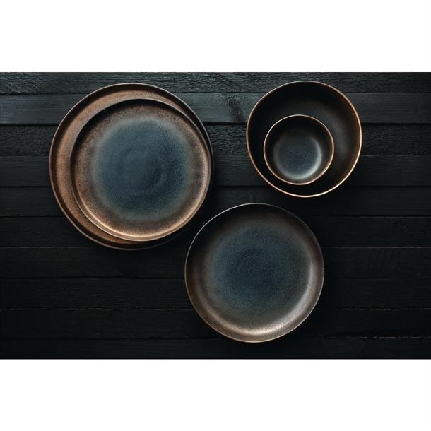 Olympia Ochre Flat Plates 220mm (6 Pack) Olympia Ochre Flat Plates 220mm (6 Pack)