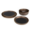 Olympia Ochre Deep Bowls 100mm 250ml (12 Pack) Olympia Ochre Deep Bowls 100mm 250ml (12 Pack)