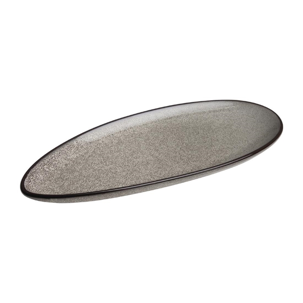 Olympia Mineral Leaf Plates 305mm (6 Pack) Olympia Mineral Leaf Plates 305mm (6 Pack)
