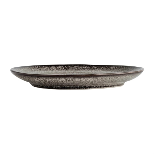 Olympia Mineral Triangular Cappuccino Saucer Grey Stone 150mm (6 Pack) Olympia Mineral Triangular Cappuccino Saucer Grey Stone 150mm (6 Pack)