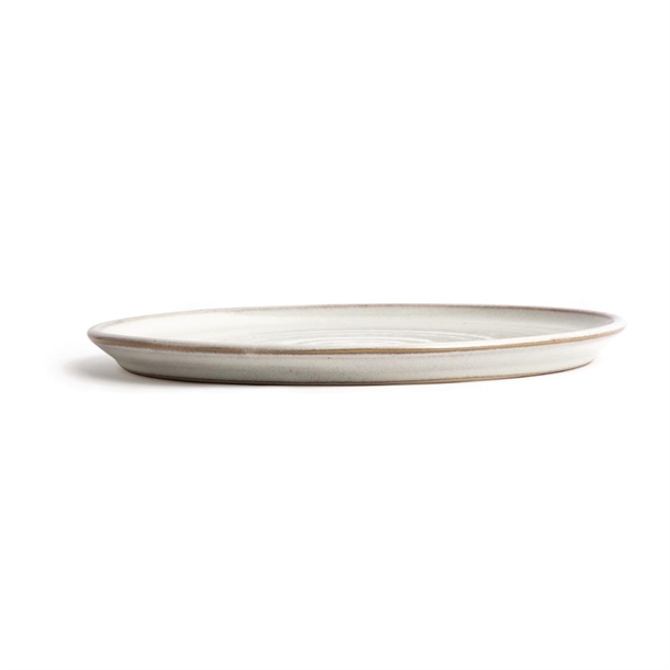 Olympia Canvas Small Rim Round Plate Murano White 265mm (6 Pack)