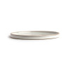 Olympia Canvas Flat Round Plate Murano White 250mm (6 Pack)