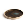 Olympia Canvas Flat Round Plate Green Verdigris 180mm (6 Pack)
