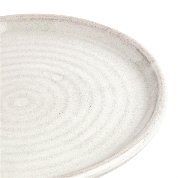 Olympia Canvas Small Rim Round Plate Murano White 180mm (6 Pack) Olympia Canvas Small Rim Round Plate Murano White 180mm (6 Pack)