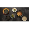 Olympia Canvas Small Rim Round Plate Sienna Rust 265mm (6 Pack)