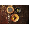 Olympia Canvas Small Rim Round Plate Sienna Rust 265mm (6 Pack)