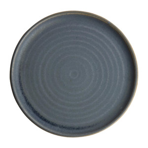 Olympia Canvas Small Rim Round Plate Blue Granite 265mm (6 Pack)