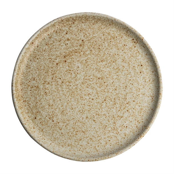 Olympia Canvas Small Rim Round Plate Wheat 265mm (6 Pack) Olympia Canvas Small Rim Round Plate Wheat 265mm (6 Pack)
