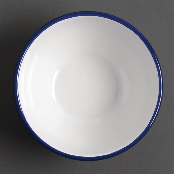 Olympia Enamel Pudding Bowl 155mm (6 Pack)