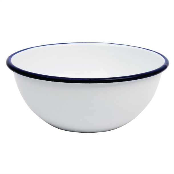 Olympia Enamel Pudding Bowl 155mm (6 Pack)