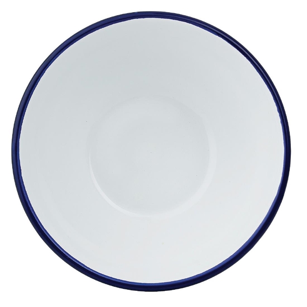 Olympia Enamel Pudding Bowl 155mm (6 Pack)