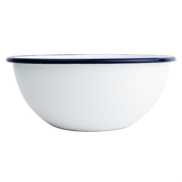 Olympia Enamel Pudding Bowl 155mm (6 Pack)