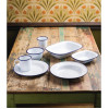 Olympia Enamel Pie Dish Rectangular 180x135mm (6 Pack) Olympia Enamel Pie Dish Rectangular 180x135mm (6 Pack)