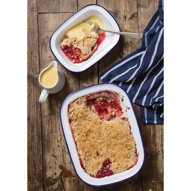 Olympia Enamel Dish Rectangular 280 x 190mm (6 Pack) Olympia Enamel Dish Rectangular 280 x 190mm (6 Pack)