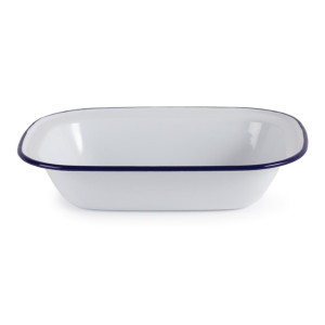 Olympia Enamel Dish Rectangular 280 x 190mm (6 Pack)
