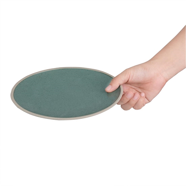 Olympia Anello Green Raw Edge Plates 205mm (6 Pack) Olympia Anello Green Raw Edge Plates 205mm (6 Pack)