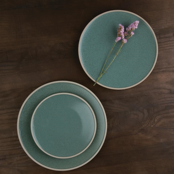 Olympia Anello Green Raw Edge Plates 205mm (6 Pack) Olympia Anello Green Raw Edge Plates 205mm (6 Pack)