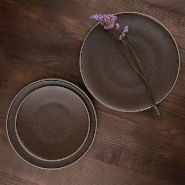 Olympia Anello Earth Raw Edge Plates 255mm (4 Pack)
