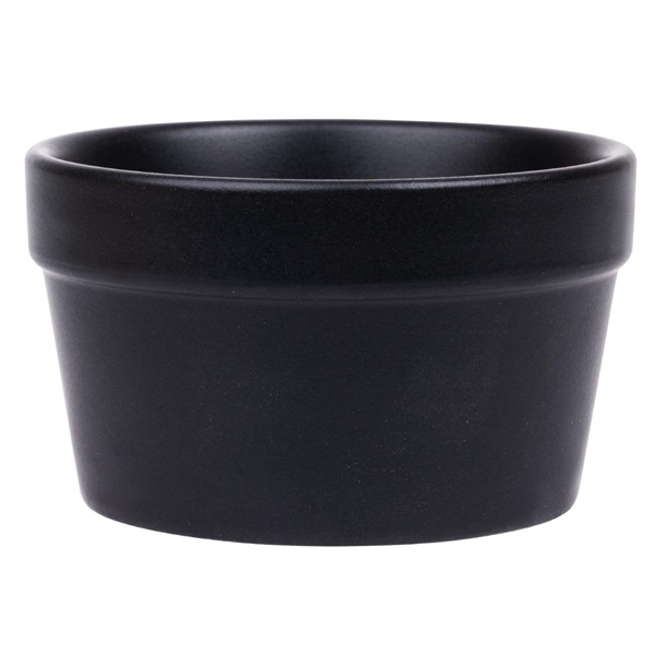 Olympia Mediterranean Ramekins Black 77mm (6 Pack)