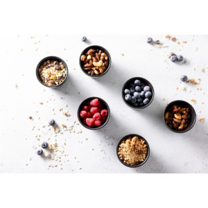 Olympia Mediterranean Ramekins Black 95mm (6 Pack)
