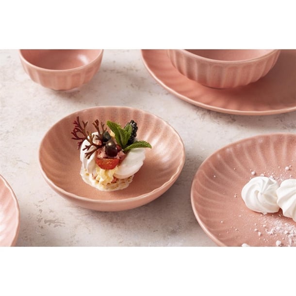 Olympia Corallite Coupe Bowls Peach - 160mm (6 Pack)