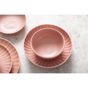 Olympia Corallite Deep Bowls Peach - 105mm (12 Pack)