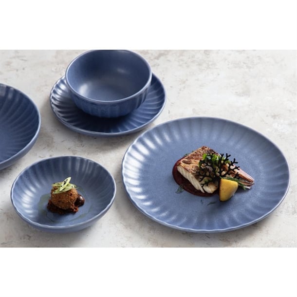 Olympia Corallite Deep Bowls Blue - 150mm (6 pack)