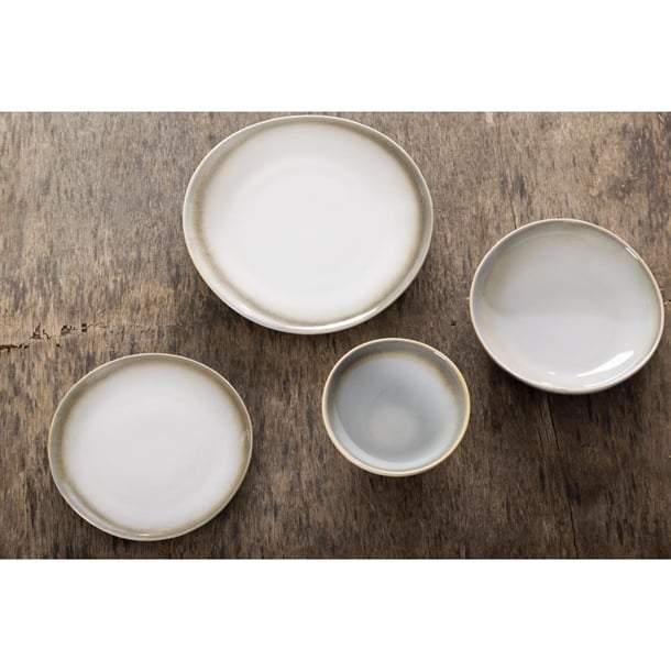 Olympia Birch Taupe Coupe Plates 205mm (Pack of 6)