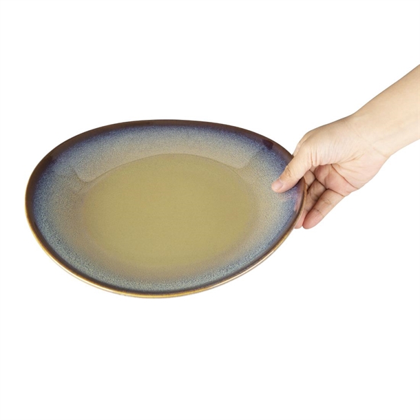 Olympia Birch Aubergine Coupe Plates - 270mm (6 Pack)