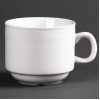 Olympia Linear Stacking Tea Cups 200ml 7oz (12 Pack)