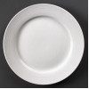 Olympia Linear Wide Rimmed Plates 250mm (12 Pack)