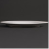 Olympia Linear Wide Rimmed Plates 250mm (12 Pack)