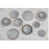 Olympia Drift Grey Plain Dipping Dishes 78mm (8 Pack)