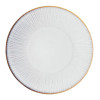 Olympia Drift Grey Embossed Coupe Plates 280mm (4 Pack)