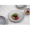 Olympia Drift Grey Plain Coupe Bowls 155mm (6 Pack)