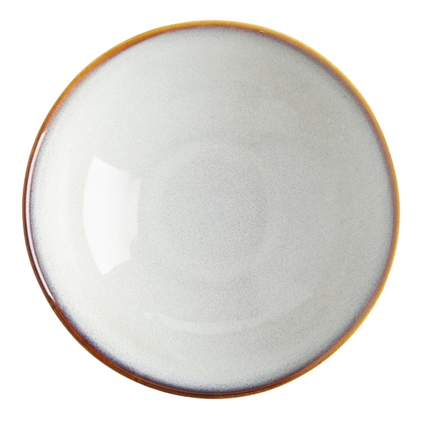 Olympia Drift Grey Plain Coupe Bowls 205mm (4 Pack)