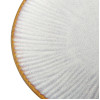 Olympia Drift Grey Embossed Coupe Plates 180mm (6 Pack)