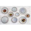 Olympia Drift Grey Plain Coupe Plate 280mm (4 Pack)