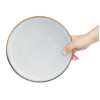 Olympia Drift Grey Plain Coupe Plates 230mm (6 Pack)