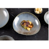 Olympia Ember Blue Triangle Bowls 245mm (4 Pack)